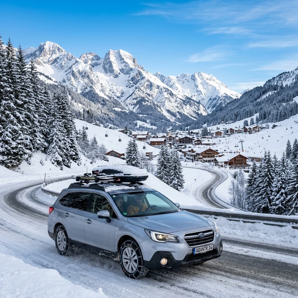 Smart ride-sharing and cost splitting for ski/snowboard trips.